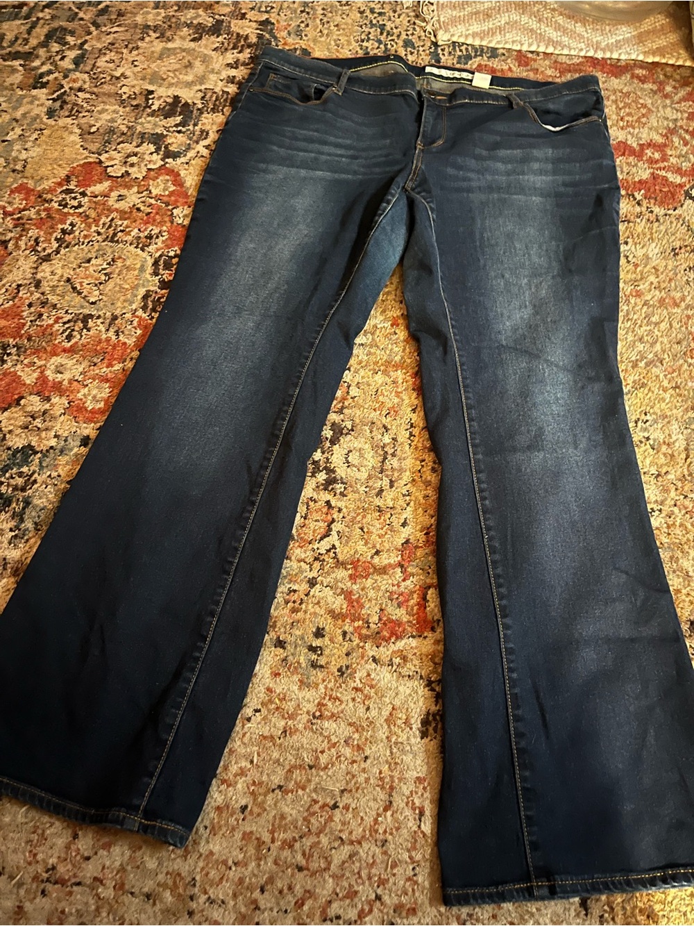 DKNY Dark boot cut jeans
